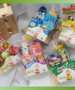 Set Túi Hộp Bánh Kẹo Xinh Ngon Mix Theo Tone Màu